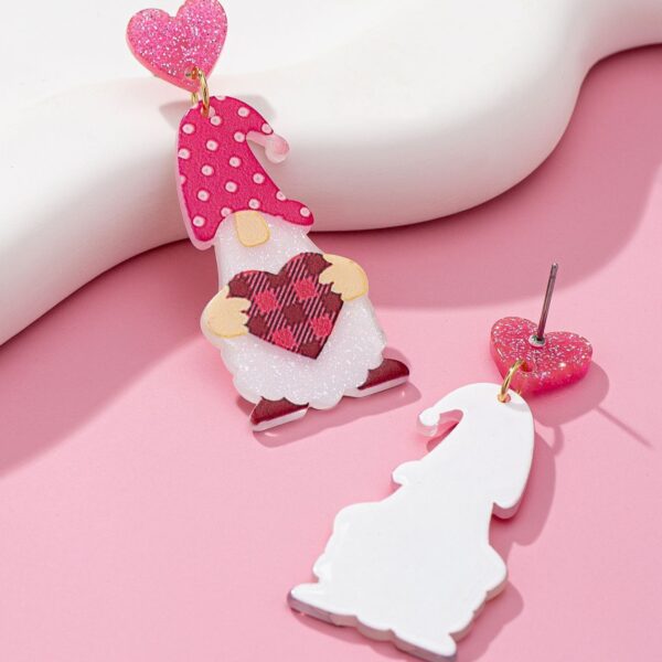 O1CN01EBS4XT2F775q7wSyh_2217900038832-0-cib Wholesale Pink Love Face Covering Elderly Acrylic Earrings