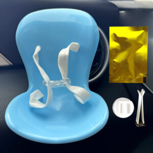 Sky blue rope chair + incense box + clip + incense tablets