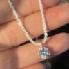 Wholesale Zircon Full Diamond Sparkling Stacked Necklace