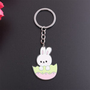 Love eggshell rabbit-Keychain