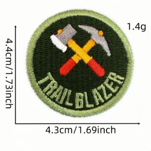 Cartoon round cloth sticker 11 #