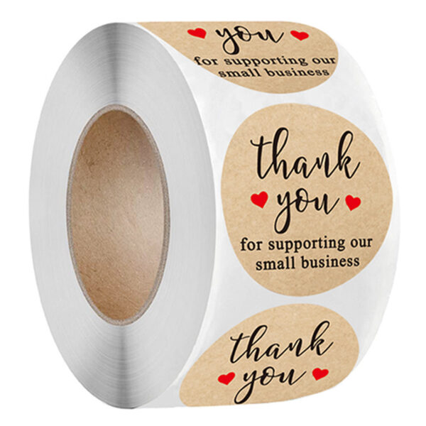 Wholesale holiday baking decoration handmade love sticker