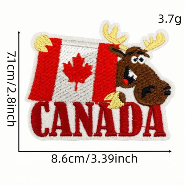 Wholesale Red Cartoon Maple Leaf DIY Patches