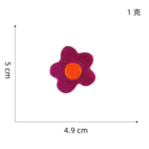 Flower cloth stickers 15#