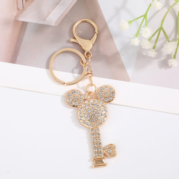 Wholesale Cute rhinestone keychain