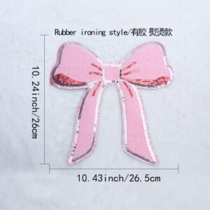 Pink bow -------- Adhesive style