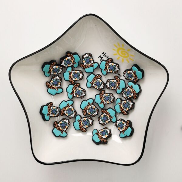 Wholesale 10pcs Silicone Beads Cartoon Focus Beads Creative Multifunctional Beads