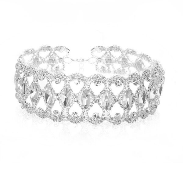 Wholesale Alloy Diamond-Studded Necklace