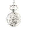 Wholesale Vintage quartz alloy butterfly chain clock pocket watch