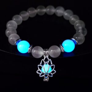 10mm white cat eye blue light