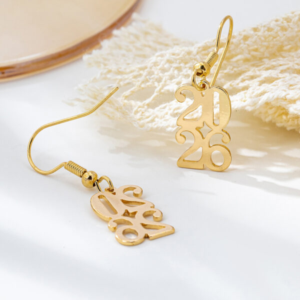 Wholesale Number Earrings