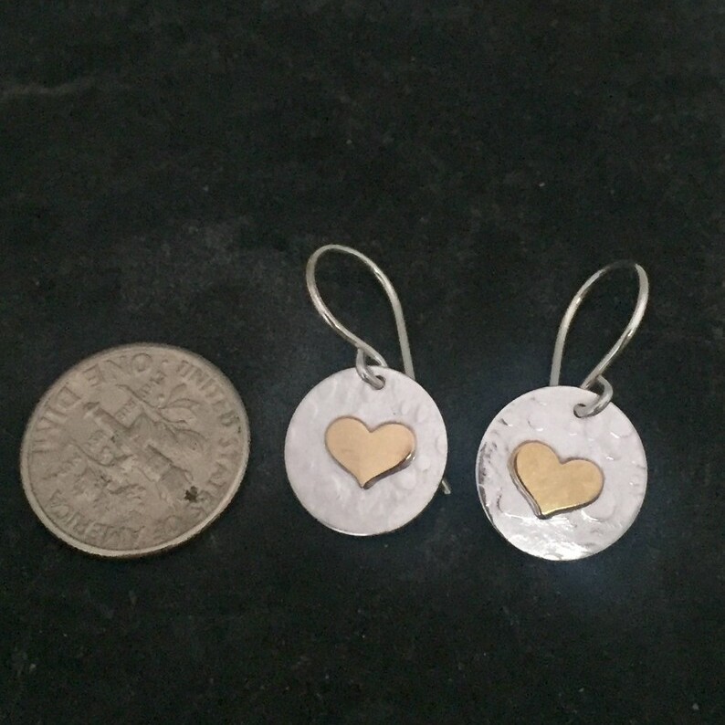Wholesale Sier Love Round Earrings