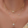 O1CN01EdRZOC2MTjhENBBjA_3931309829-0-cib Wholesale Long crystal heart-shaped moon necklace