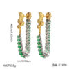 O1CN01EeXnKs1P9XFkJpLfZ_2218506891798-0-cib Wholesale Stainless Steel Zircon Tassel Earrings