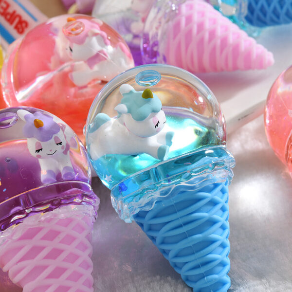 O1CN01Ef0Myd1JLzx9P8xa9_2200601031013-0-cib Wholesale Acrylic Ice Cream Crystal Ball Sand Flow Keychain
