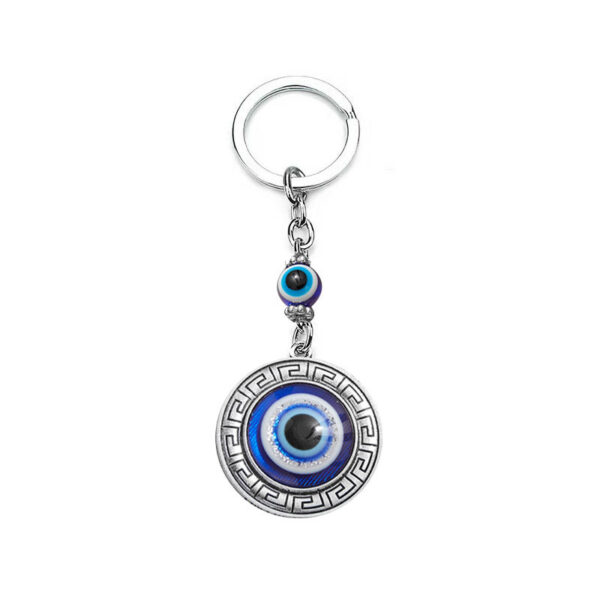 Wholesale Devil's Hand Blue Eyes Tree of Life Keychain