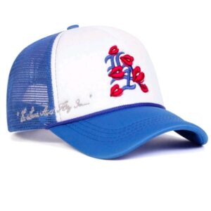 Blue edge + white / One size fits all