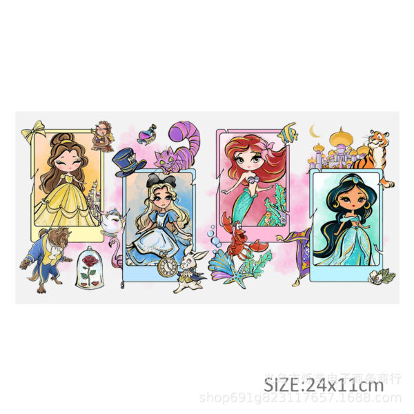 O1CN01EgLyZ51XzIhK9LEvQ_2204164402994-0-cib Wholesale Cartoon Princess Series Uv Dtf Transfer Transparent Crystal Label Water Cup Waterproof Sticker, 1Yc47317
