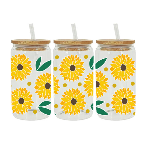 Wholesale Cartoon printing heat transfer Cup sticking 16OZ UV DTF WRAPS