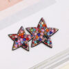 Wholesale Full Diamond Pentagram Water Diamond Embroidery DIY Patches