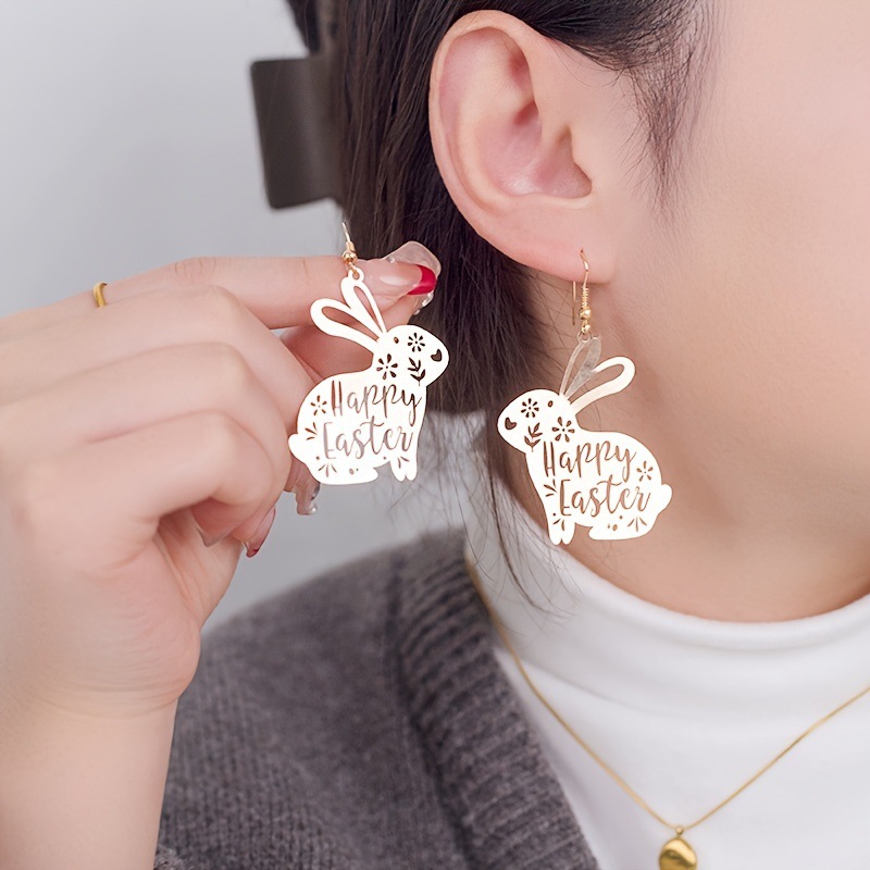 Wholesale Easter E Rabbit Earrings