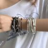Wholesale Two-Ring Beaded Leather Bracelet Multi-Layer Leather Bracelet Women's