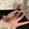 Wholesale Vintage inlaid shiny zircon buckle bracelet