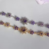 Wholesale Sweet Flower Cute Purple Sunflower Bracelet