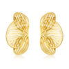 Wholesale Golden geometric butterfly hollow earrings