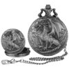 O1CN01EtZgw91wPSElazwH1_2219096156300-0-cib Wholesale Embossed dragon standing, swinging tail containing dice pocket watch