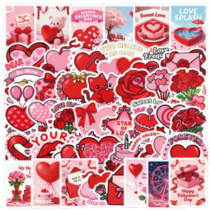 Wholesale 50Pcs Valentine's Day Graffiti Stickers