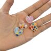 Wholesale 10pcs Colorful Star Bow Balloon Acrylic Beads