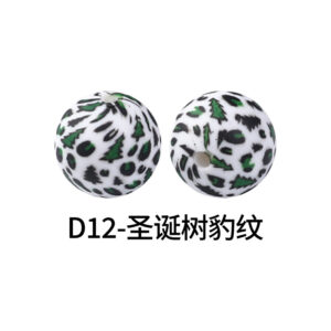 D12-Christmas tree leopard print