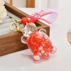 Jelly bean red / Gradient rope + turtle