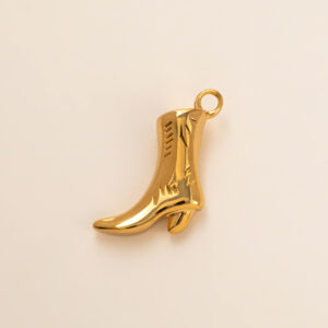 Gold boots pendant