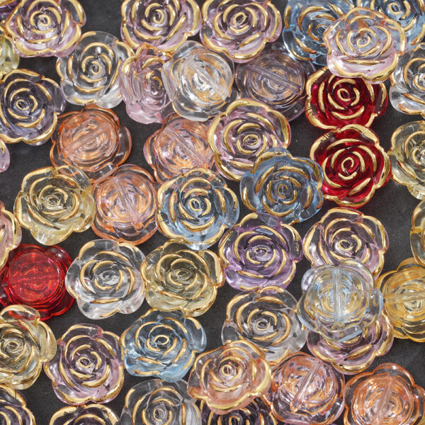 O1CN01F35cvs20wfVPh0TiM_2218603856914-0-cib Wholesale small flower acrylic aessories, imitation rose DIY