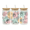 Wholesale Cartoon Fresh Floral Theme 16oz Cup UV DTF Wraps