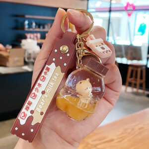 Milk tea bear quicksand-soda bottle