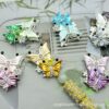 O1CN01F5face1mY1VNnlGqe_2218883164965-0-cib Wholesale Multicolor Double-Sided Rhinestone Butterfly Straight Hole Bead