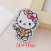 Wholesale Cartoon medical sta character DIY sequin glitter acrylic stickers OLY Exclusive