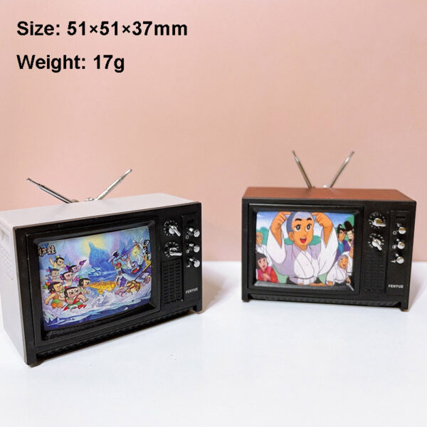 Wholesale Simulation Nostalgic Miniature TV Doll Accessories