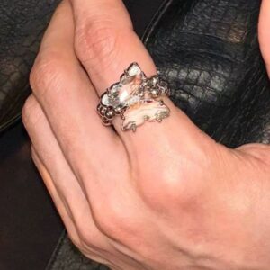 Ring-single-white-butterfly