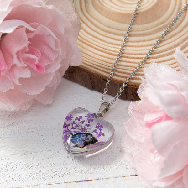 Wholesale Colorful Eternal Flower Butterfly Necklace