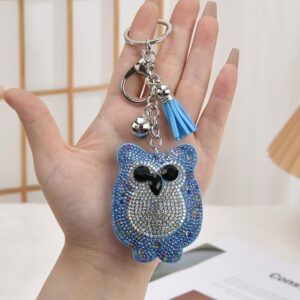 Color blue / Keychain+owl