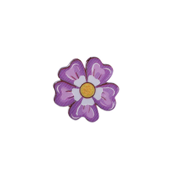 Wholesale 10pcs Through-hole double-sided embossed cartoon rose and sunflower beads