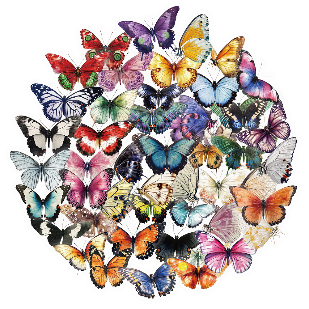 Wholesale Colorful Elegant Butterfly Series