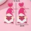 O1CN01FG8Hl42F775scxWXt_2217900038832-0-cib Wholesale Pink Love Face Covering Elderly Acrylic Earrings
