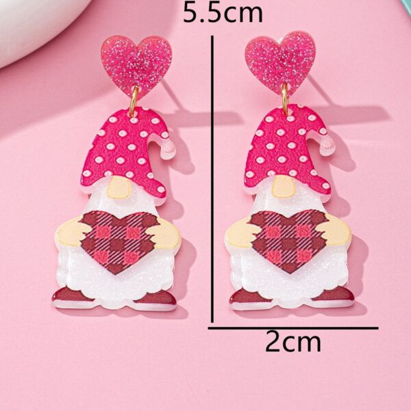 O1CN01FG8Hl42F775scxWXt_2217900038832-0-cib Wholesale Pink Love Face Covering Elderly Acrylic Earrings