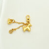 O1CN01FKy6Fp1RR3bylTHmm_2216934692107-0-cib Wholesale Traditional style, design for the Year of the Horse, 3D hard gold copper coin ny pendant for women, clavicle chain, ready for wholesale.