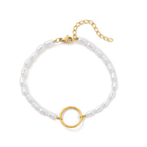 Pearl adjustable bracelet 16+3mm